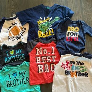 7 Big Brother & Brother Shirts, various sizes